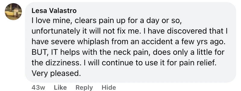 Customer testimonial