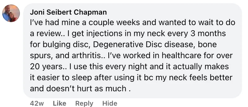 Customer testimonial