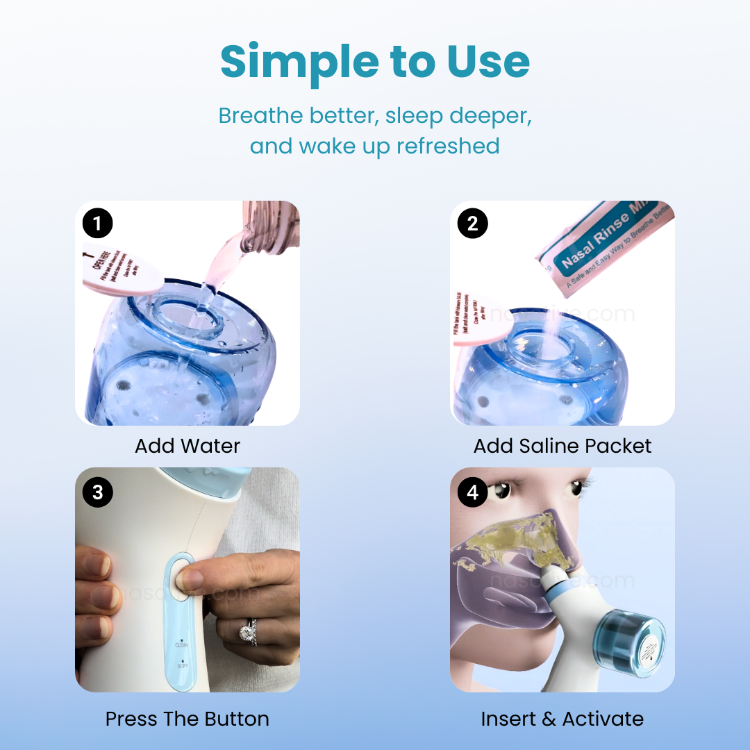 Dual-Action Nasal Cleaner