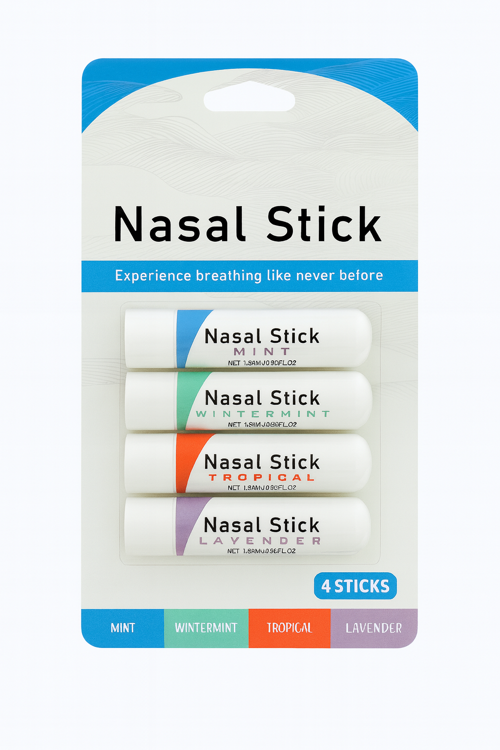 4X Herbal Breathing Inhaler Sticks